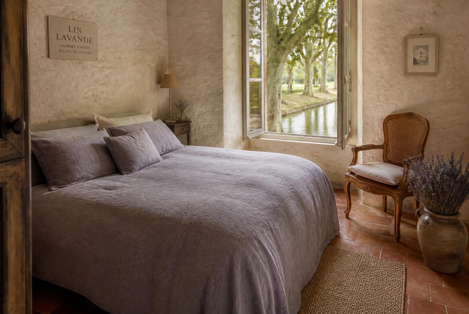 Chambre Lin Lavande à La Bonne Planque